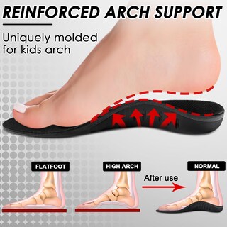 Foto 2 | Foto 2 | Plantillas Ortopédicas Con Soporte De Arco Para Niños Rocktakin - Venta Internacional.