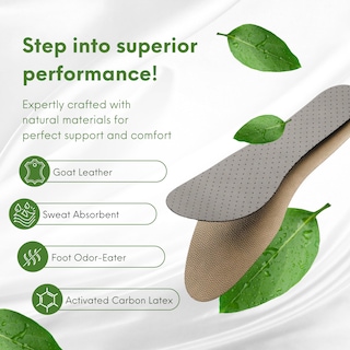 Foto 4 | Foto 4 | Zapato Insoles H Handarte Vestido Delgado De Cuero Sin Calcetines Para Hombre - Venta Internacional.