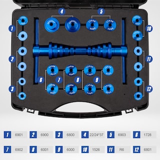 Foto 6 | Foto 6 | Kit De Prensa De Rodamientos De Bicicleta Devvicoo Para Cubo De Rueda  25 Piezas - Venta Internacional.