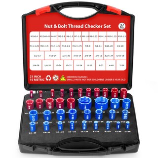 Foto 1 | Foto 1 | Set De Correctores De Roscas Precizex 37 Unidades 21 Cm Y 16 Cajas Métricas - Venta Internacional.