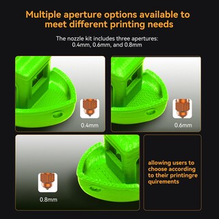 Foto 6 | Foto 6 | Boquillas Creality K2 Plus Unicorn K2p De 0 4 Mm 2 Unidades Para Impresora 3d - Venta Internacional.