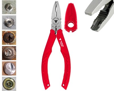 Foto 1 | Foto 1 | Extractor De Tornillos A Rayas Pliers Vampliers De 6.25 Pulgadas Con Cortador De Alambre - Venta Internacional.