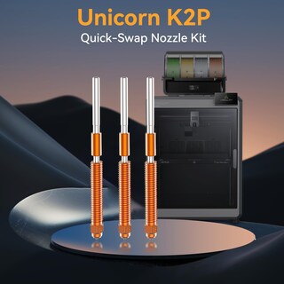 Foto 2 | Foto 2 | Kit De Boquillas Creality Unicorn K2p K2 Plus 0 4 Mm 0 6 Mm 0 8 Mm - Venta Internacional.