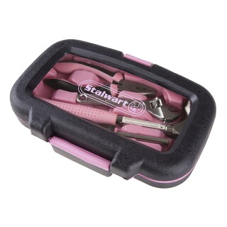 Foto 2 | Foto 2 | Juego De Herramientas Stalwart De 15 Piezas Para El Hogar Con Funda De Transporte Color Rosa - Venta Internacional.