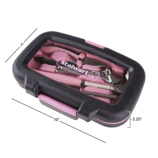 Foto 3 | Foto 3 | Juego De Herramientas Stalwart De 15 Piezas Para El Hogar Con Funda De Transporte Color Rosa - Venta Internacional.