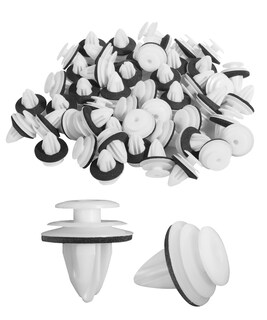 Foto 1 | Foto 1 | Juego De 50 Clips De Retención Para Paneles De Molduras De Puerta Racoona  Color Blanco - Venta Internacional.