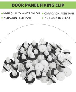 Foto 3 | Foto 3 | Juego De 50 Clips De Retención Para Paneles De Molduras De Puerta Racoona  Color Blanco - Venta Internacional.