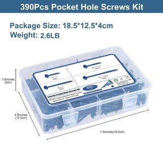 Foto 6 | Foto 6 | Kit Surtido De Tornillos De Bolsillo Satantech 390 Piezas #8 - Venta Internacional.