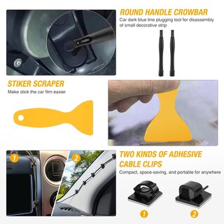 Foto 7 | Foto 7 | Juego De 200 Herramientas Para Quitar Molduras Gooacc Con Bolsa Para Panel De Coche - Venta Internacional.