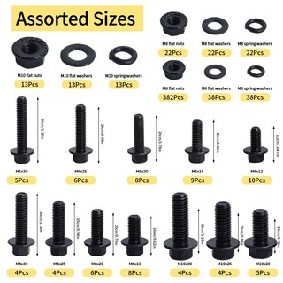 Foto 5 | Foto 5 | Surtido De Tornillos Y Tuercas Para Brida Gternity 292 Piezas Métricas - Venta Internacional.