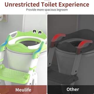 Foto 3 | Foto 3 | Asiento Para Ir Al Baño Meulife Upgrade 2 En 1 Color Verde - Venta Internacional.