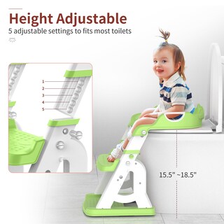 Foto 5 | Foto 5 | Asiento Para Ir Al Baño Meulife Upgrade 2 En 1 Color Verde - Venta Internacional.