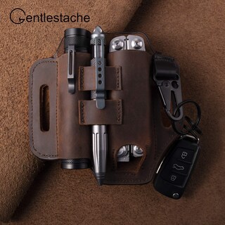Foto 2 | Foto 2 | Organizador Multiherramienta De Piel Gentlestache Edc Con Funda Para Cinturón - Venta Internacional.