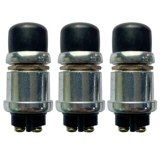 Foto 1 | Foto 1 | Interruptor De Arranque Momentáneo Con Botón Pulsador 12 V (paquete De 3) - Venta Internacional.