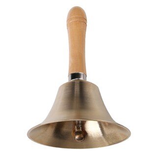 Foto 1 | Foto 1 | Timbre Hand Call Super Loud De Latón Macizo Con Mango De Madera - Venta Internacional.
