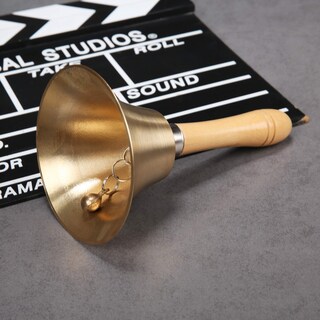 Foto 5 | Foto 5 | Timbre Hand Call Super Loud De Latón Macizo Con Mango De Madera - Venta Internacional.