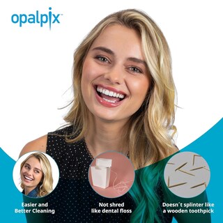 Foto 2 | Foto 2 | Dental Picks Opalpix  10 Paquetes (320 Púas)  Goma De Mascar Blanda Para El Cuidado Bucal - Venta Internacional.