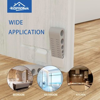Foto 6 | Foto 6 | Topes De Goma Para Puertas Homotek Wedge Paquete De 6 Con Protector De Pared - Venta Internacional.