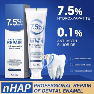 Foto 3 | Foto 3 | Pasta De Dientes Ginffaa Hidroxiapatita Esmalte Protection 120g - Venta Internacional.