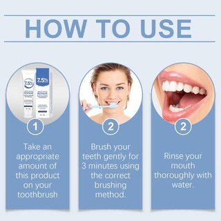 Foto 7 | Foto 7 | Pasta De Dientes Ginffaa Hidroxiapatita Esmalte Protection 120g - Venta Internacional.