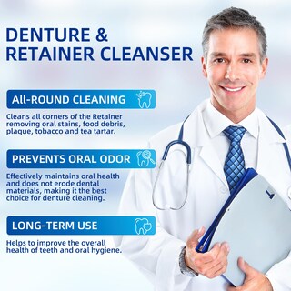 Foto 6 | Foto 6 | Kit Limpiador Para Dentaduras Y Retenedores Ykl Con 120 Tabletas Y Funda - Venta Internacional.