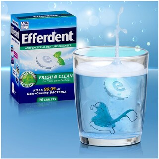 Foto 4 | Foto 4 | Limpiador De Dentaduras Efferdent Plus Mint Antibacteriano 90 Comprimidos - Venta Internacional.