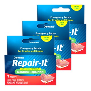 Foto 1 | Foto 1 | Kit De Reparación De Dentaduras Dentemp Repair-it Advanced (paquete De 3) - Venta Internacional.