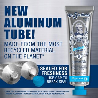 Foto 3 | Foto 3 | Pasta De Dientes Con Certificación Dr. Sheffield's De Menta Natural Paquete De 2 - Venta Internacional.