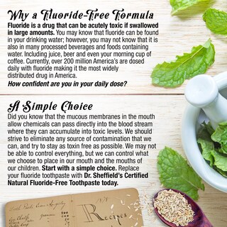 Foto 4 | Foto 4 | Pasta De Dientes Con Certificación Dr. Sheffield's De Menta Natural Paquete De 2 - Venta Internacional.