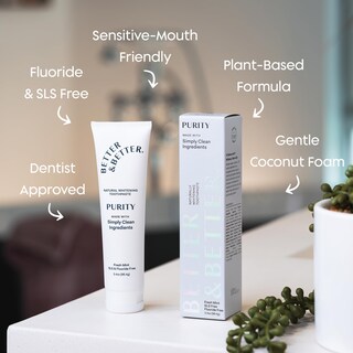 Foto 2 | Foto 2 | Pasta De Dientes Better & Better Purity Natural Whitening 100 Ml - Venta Internacional.