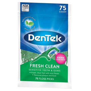 Foto 7 | Foto 7 | Palillos De Hilo Dental Dentek Fresh Clean Extra Tight Dientes 75x4 - Venta Internacional.
