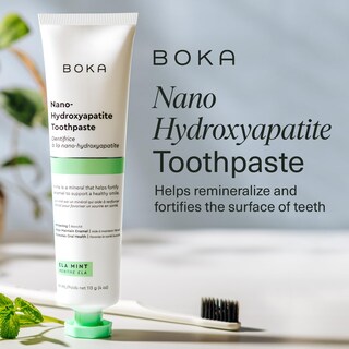 Foto 2 | Foto 2 | Pasta De Dientes Boka Nano Con Hidroxiapatita Sin Flúor 120 Ml Paquete De 3 - Venta Internacional.