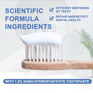 Foto 4 | Foto 4 | Juego De Pasta De Dientes Con Protección De Esmalte Con Hidroxiapatita Paquete De 3 - Venta Internacional.