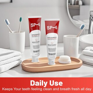 Foto 6 | Foto 6 | Pasta De Dientes Rtwyg Sp-6 Probiotic Whitening 145 Ml Sin Flúor - Venta Internacional.