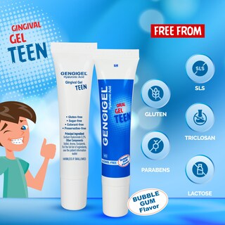 Foto 7 | Foto 7 | Gel Oral Gengigel Teen Ácido Hialurónico 15 Ml Para Molestias En Las Encías - Venta Internacional.