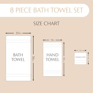 Foto 4 | Foto 4 | Juego De Toallas De Baño Maura De Algodón Turco Burdeos 8 Piezas - Venta Internacional.