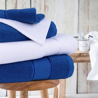 Foto 2 | Foto 2 | Juego De Toallas De Baño Cozyart Royal Blue 6 Piezas 100% Algodón Turco - Venta Internacional.