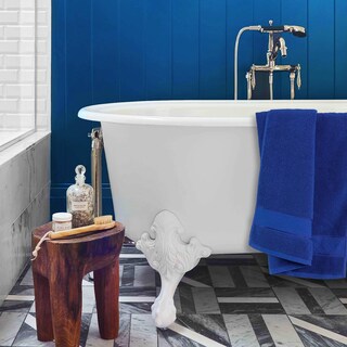 Foto 5 | Foto 5 | Juego De Toallas De Baño Cozyart Royal Blue 6 Piezas 100% Algodón Turco - Venta Internacional.