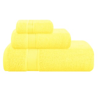 Foto 1 | Foto 1 | Juego De Toallas Belizzi Home Ultra Soft Paquete De 3 Algodón Color Amarillo Lima - Venta Internacional.