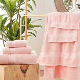 Foto 5 | Foto 5 | Juego De Toallas Cozyart Color Rosa 100% Algodón Turco 650 G/m² 3 Piezas - Venta Internacional.