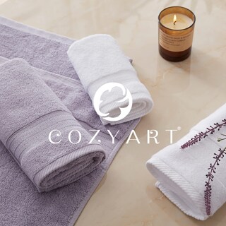 Foto 3 | Foto 3 | Juego De Toallas Cozyart Lavender Luxury Algodón Turco 650 G/m² 6 Unidades - Venta Internacional.