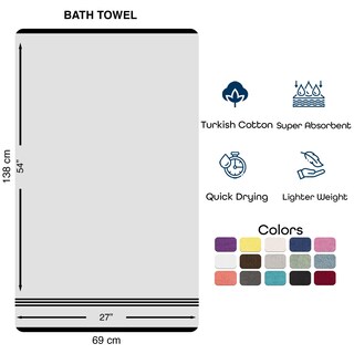 Foto 6 | Foto 6 | Juego De Toallas De Baño Hammam Color Gris 100% Algodón 4 Piezas - Venta Internacional.