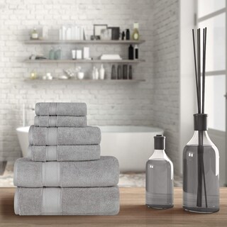 Foto 5 | Foto 5 | Juego De Toallas Nova Luxury Linen Mirage Grey 6 Piezas - Venta Internacional.
