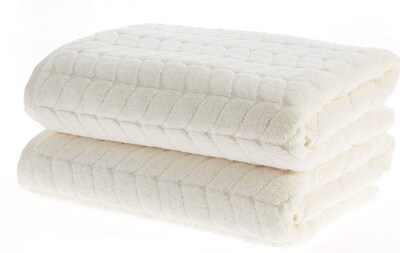 Foto 1 | Foto 1 | Juego De Toallas De Baño Bagno Milano Crema De Algodón Turco 2 Piezas - Venta Internacional.