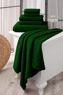 Foto 2 | Foto 2 | Juego De Toallas De Baño Bagno Milano De Algodón Turco 6 Piezas Color Verde Real - Venta Internacional.
