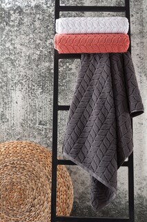 Foto 3 | Foto 3 | Juego De Toallas De Baño Bagno Milano De Algodón Turco 6 Unidades Color Carbón - Venta Internacional.