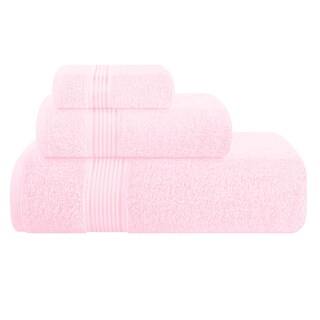 Foto 1 | Foto 1 | Juego De Toallas Belizzi Home Ultra Soft Paquete De 3 Algodón Rosa - Venta Internacional.