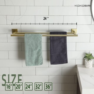 Foto 6 | Foto 6 | Toalleros De Baño Kokosiri Dobles 61 Cm Color Dorado - Venta Internacional.