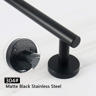 Foto 3 | Foto 3 | Toallero Nearmoon De Acero Inoxidable Grueso 45 7 Cm Negro Mate - Venta Internacional.