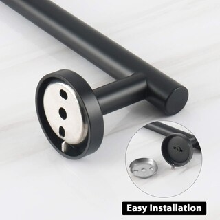 Foto 4 | Foto 4 | Toallero Nearmoon De Acero Inoxidable Grueso 45 7 Cm Negro Mate - Venta Internacional.